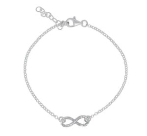 צמיד אינפיניטי מכסף אמיתי 925