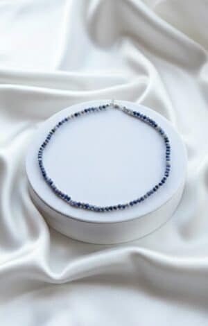 שרשרת אבן חן סודלייט כחול