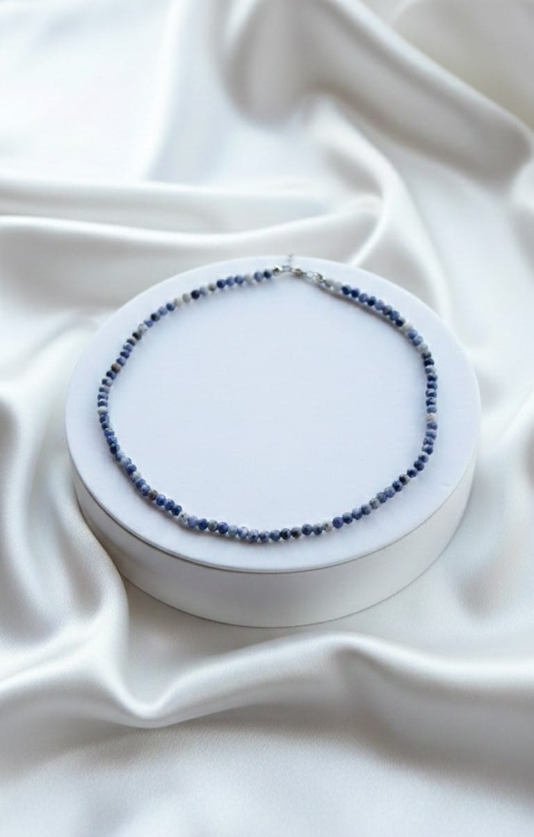 שרשרת אבן חן סודלייט כחול