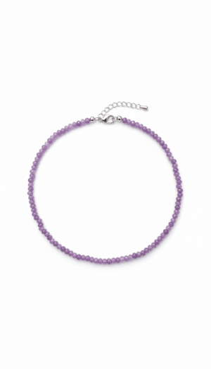 שרשרת אבני חן סגולות