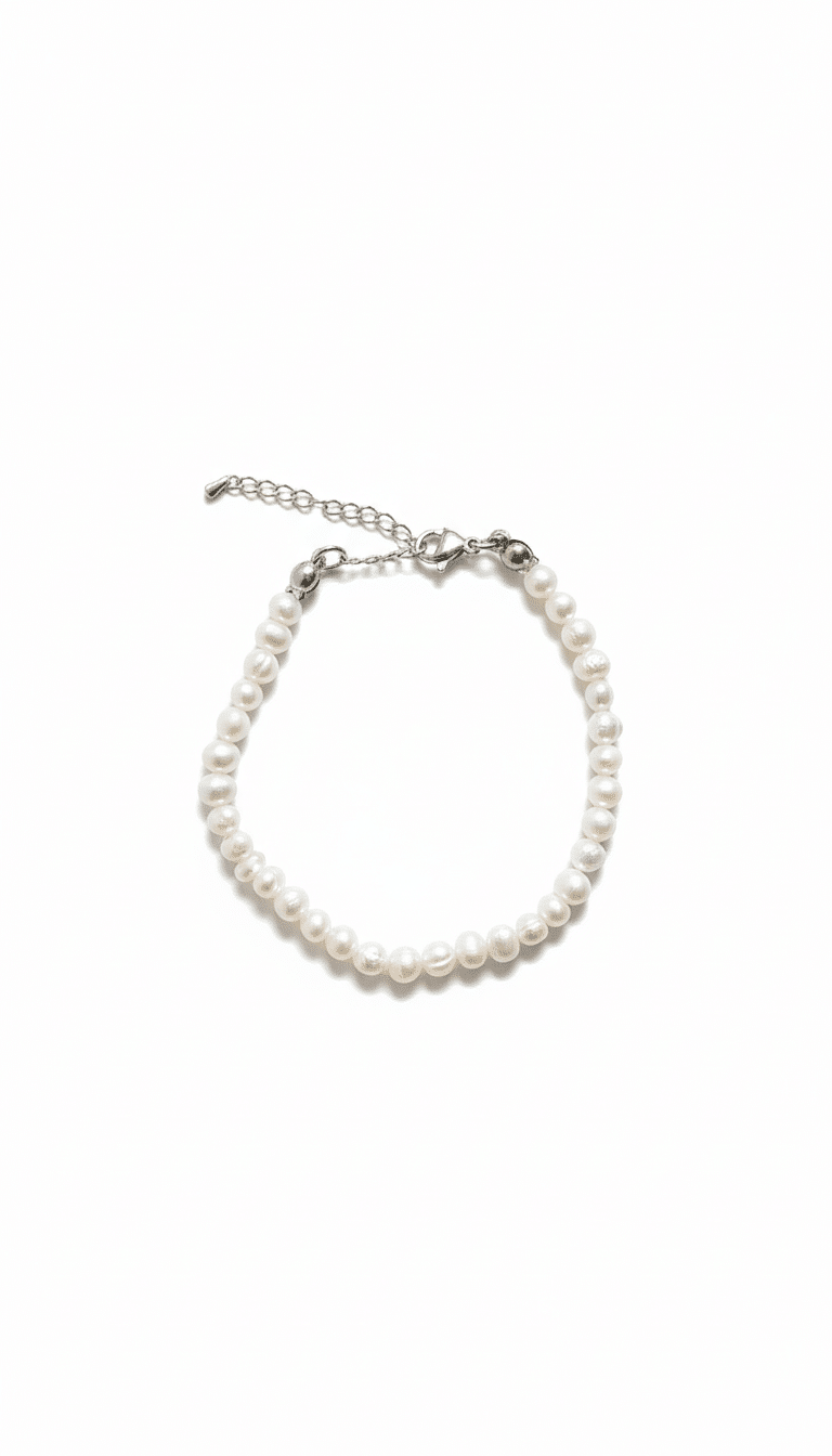 צמיד יד פנינים אמיתיות